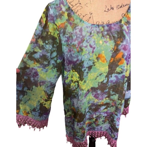 Women Tunic‎ Boho Top - Picture 4 of 8